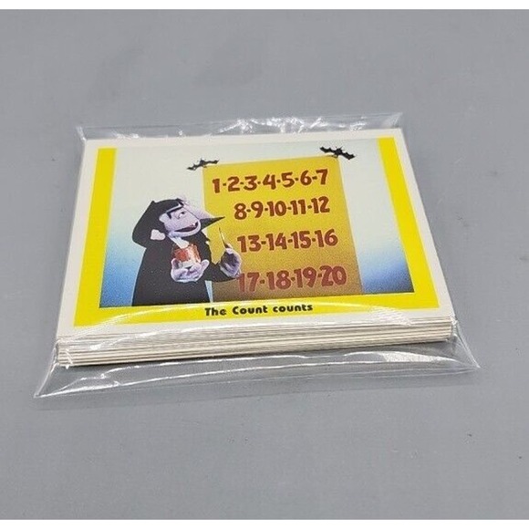 Sesame Street Vintage 1992 Trading Cards 1-21 The Count Counts Oscar Burt Ernie - Picture 1 of 11